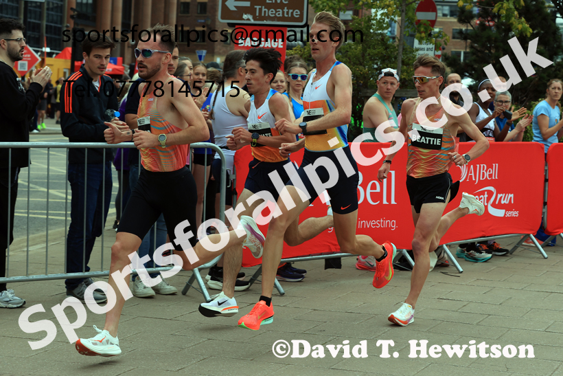Elite Mens 5k, AJ Bell Great North 5k. Photo: David T. Hewitson/Sports for All Pics